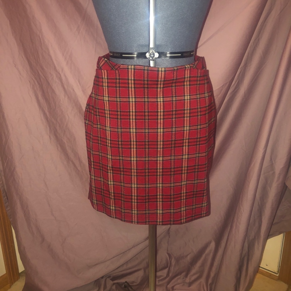 Plaid skirt